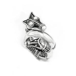 Snake Ring in Silver