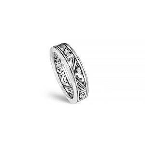 Tuareg Style Silver Ring 7mm