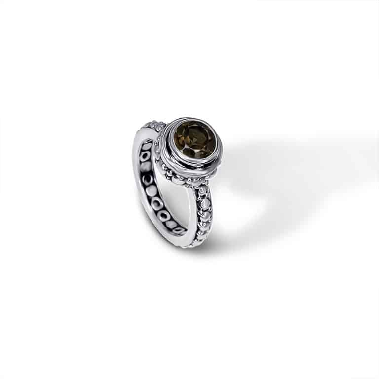 The Story of the Petite Jawan Smoky Quartz Ring