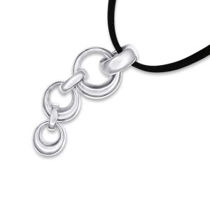 Pure Silver Multirings Pendant – Petite Version