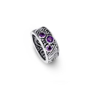 Orito Ring – 9mm P in Amethyst